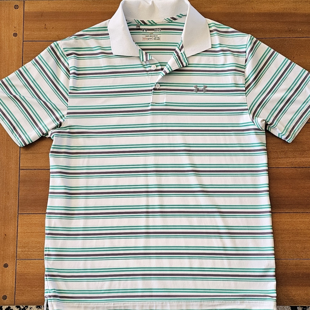 Under Armour HeatGear Striped Polo Shirt